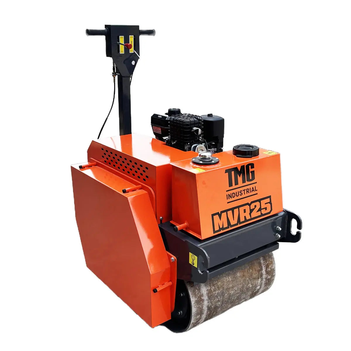 10 HP Double Wheel Vibratory Roller, 2 x 24" Wide & 17" Diameter Rollers, EPA Emissions Compliance, TMG-MVR25