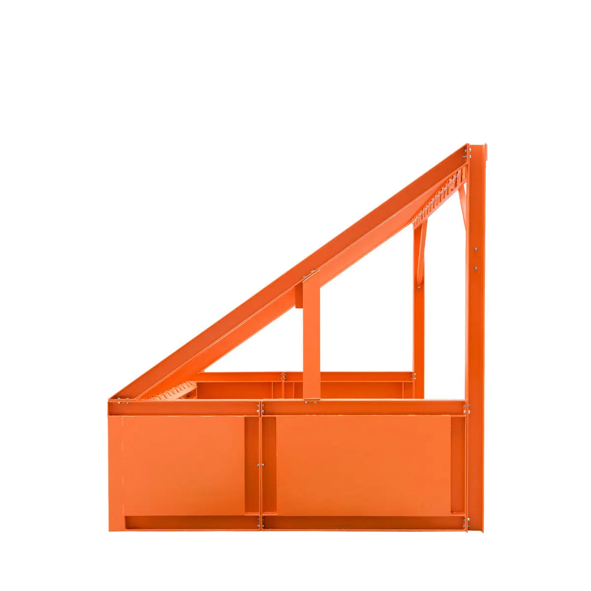 10’ Heavy Duty Static Grizzly Rock Screen, Adjustable Bolt-On Deck Bars, 4" x 4" I-Beams, 5000 lb Load Capacity, TMG-RS10