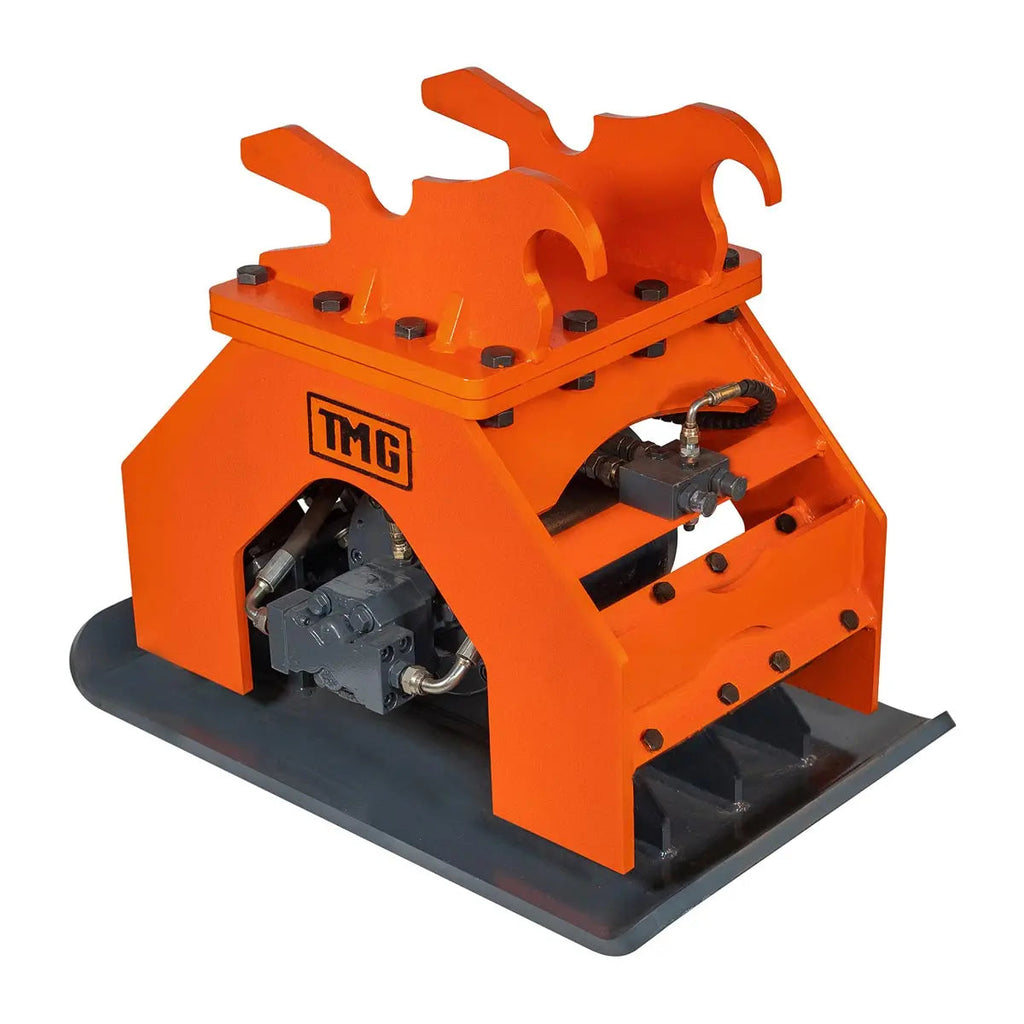 11,000-lbf Hydraulic Plate Compactor, 4-7 Ton Excavator Weight, 39" Compact Capacity, TMG-ECP41