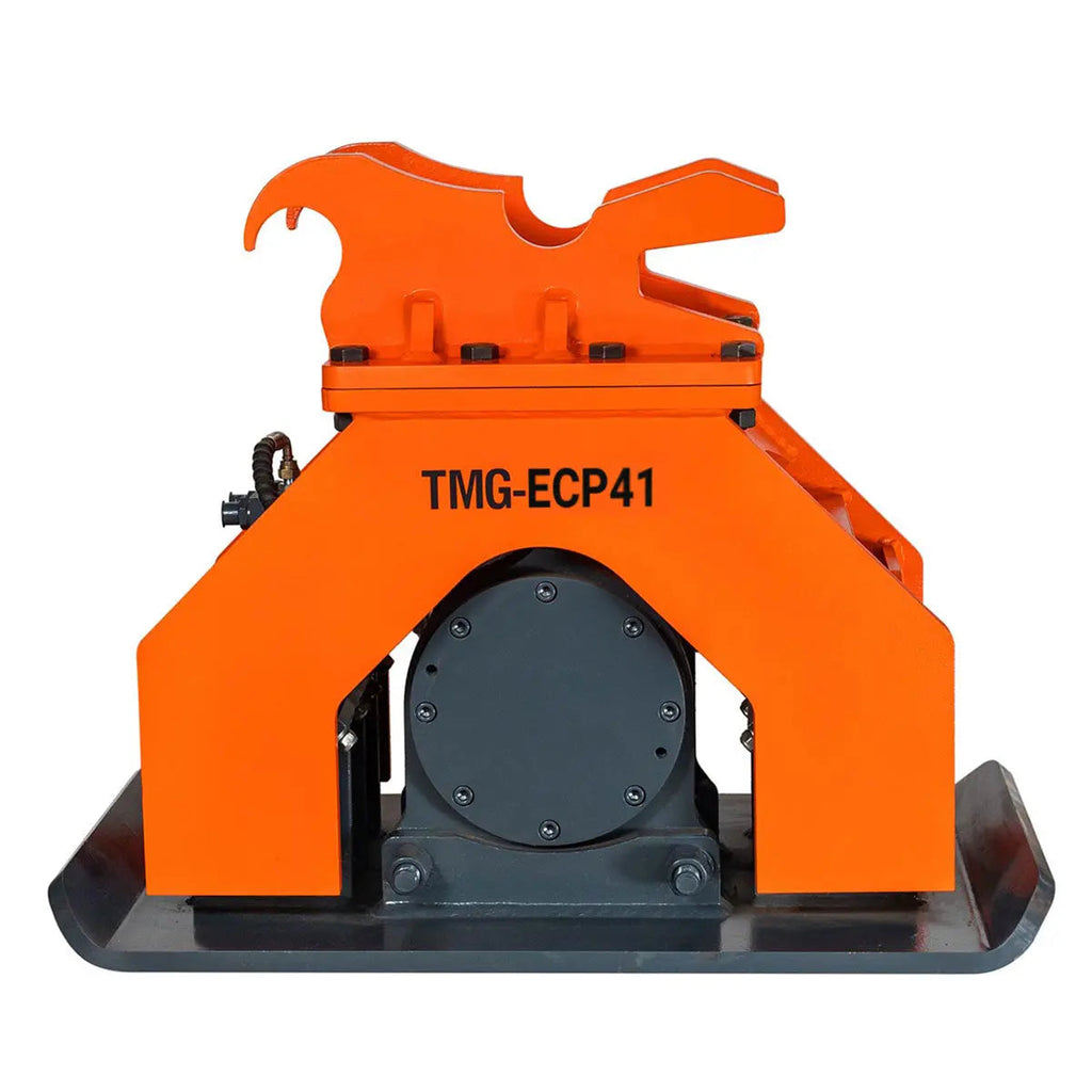 11,000-lbf Hydraulic Plate Compactor, 4-7 Ton Excavator Weight, 39" Compact Capacity, TMG-ECP41
