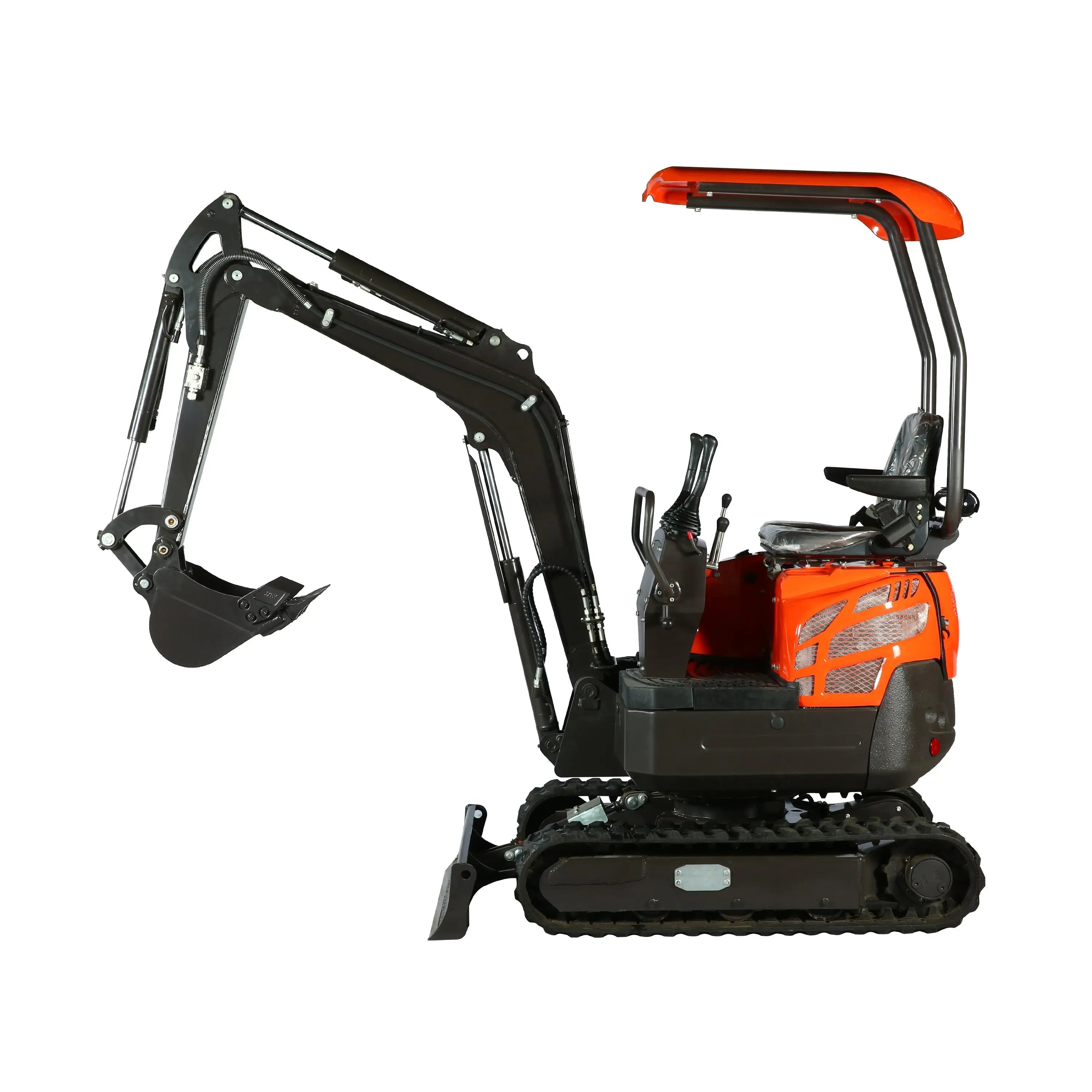 1600 KG Compact Mini Excavator, 16 HP Kubota Diesel, KDK Pump, Eaton Motor, 85" Digging Depth TMG-MVE16