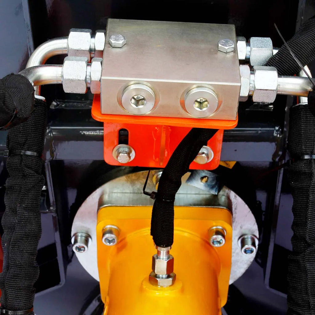 18" Excavator Stump Grinder Attachment, 3 to 7-ton Excavator and Backhoe, 13-20 GPM, Piston Hydraulic Motor TMG-ESG18