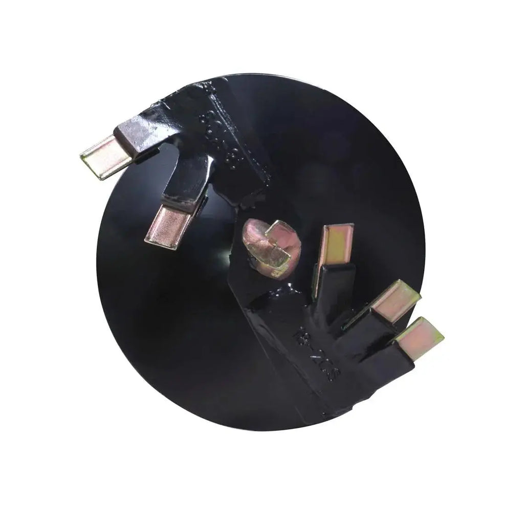 18" Post Hole Auger Bit, 48" Height, Fully Welded Cutting Disk, 5 Sharp Cutting Teeth, 2" Hex Drive, Built-In Boring Head, TMG-PAB18