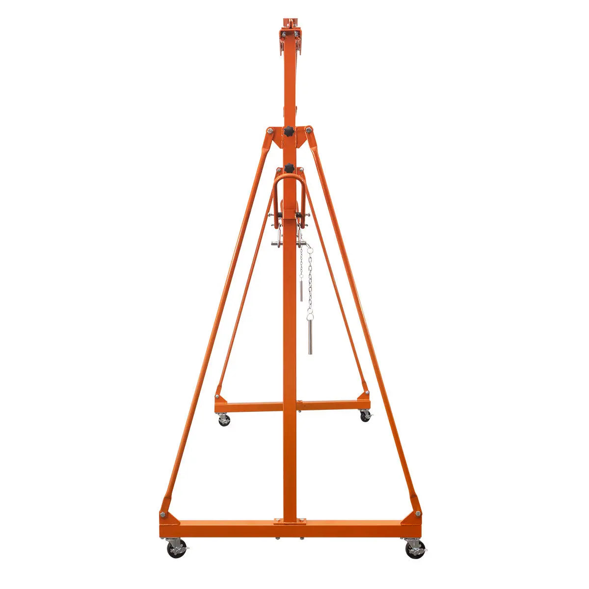 2200-lb Adjustable Height All-Steel Gantry Crane, Auto-Lock, 95" Min. Height, 142" Max. Height, Locking Swivel Casters, TMG-AGC11(Previously TMG-AGC10)
