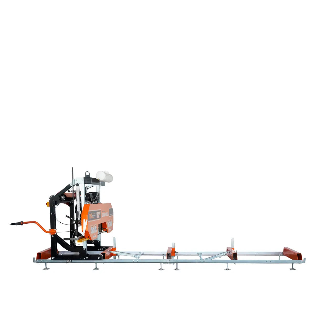 27" Portable Sawmill, 14 HP Kohler Gas Engine, 21" Board Width, 12' Log Length, 14-1/2' Track Bed, TMG-PSM27