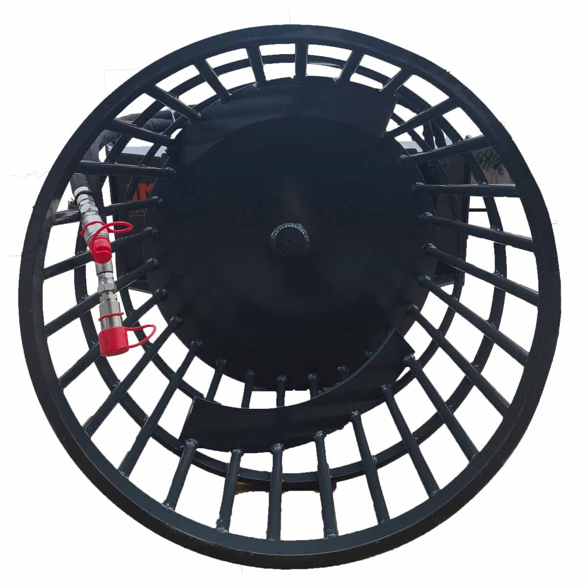 30" Skid-Steer Rotary Rock Picker, 1,250 lb Load Capacity, NM400 Wear Resistant Steel, Universal Mount, TMG-SRP32