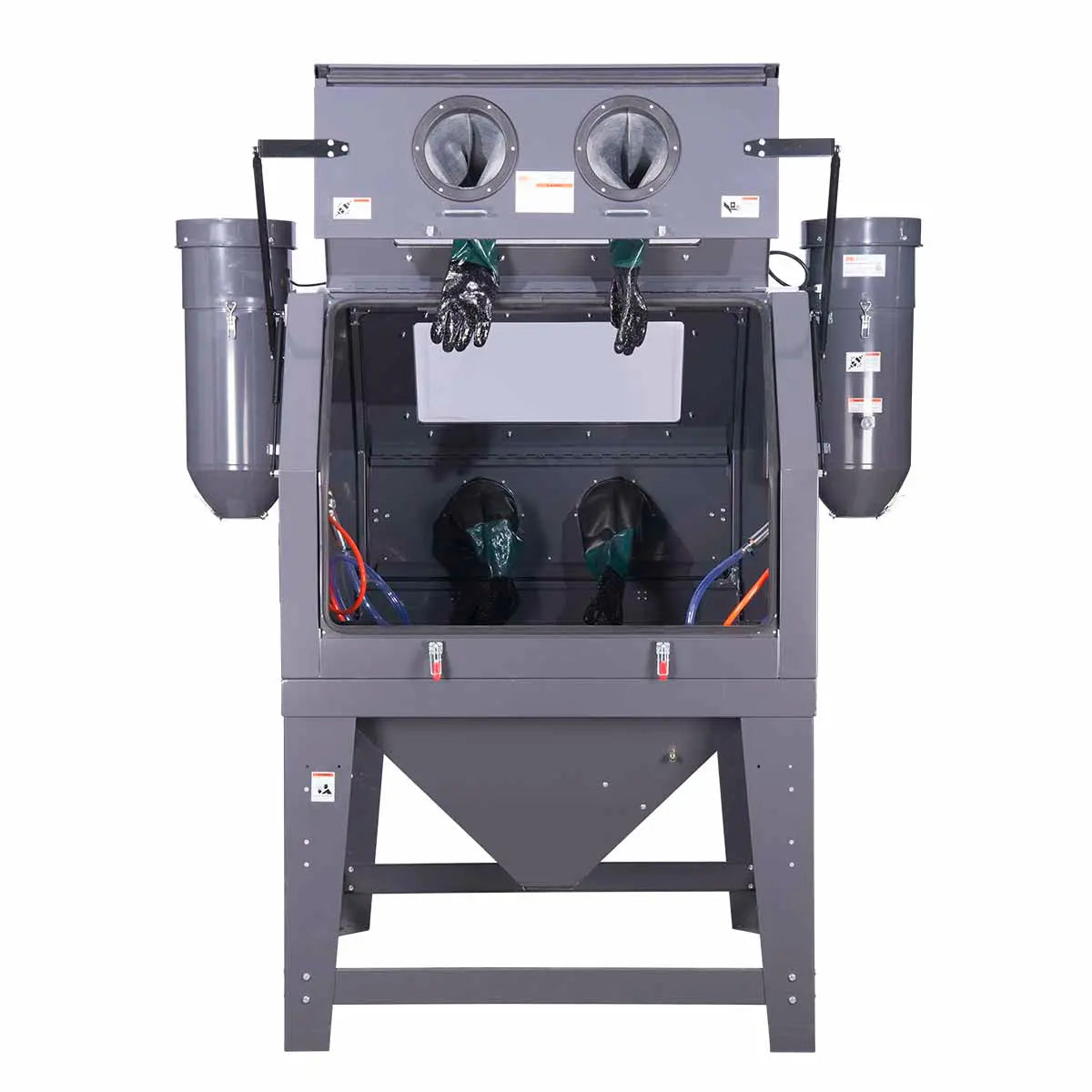 320 Gallon/1200L Commercial Cabinet Sandblaster, Dual Station Back to Back, Vacuum System, Oversized Window TMG-ABC120