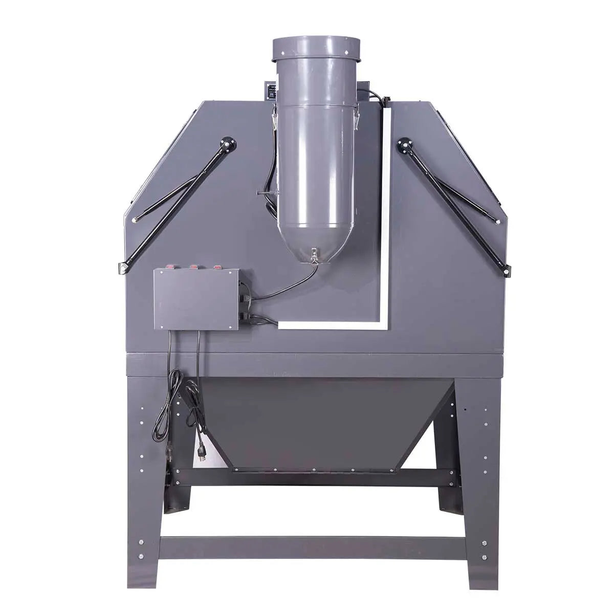 320 Gallon/1200L Commercial Cabinet Sandblaster, Dual Station Back to Back, Vacuum System, Oversized Window TMG-ABC120