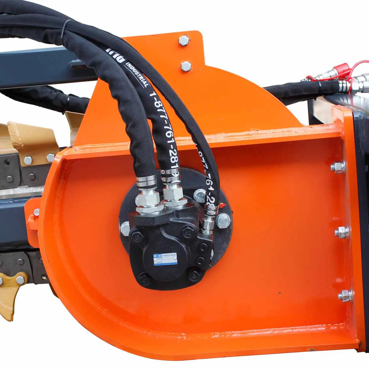 36" Skid Steer Trencher, 19" Auger Discharge, Boom & Crumber Assembly, Earth Tungsten Teeth, TMG-SDT36