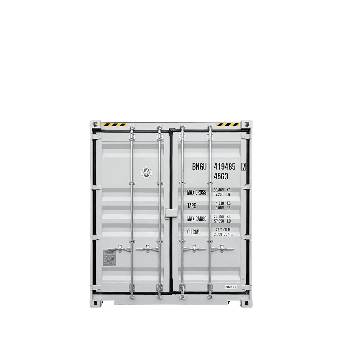 40-Foot High Cube Shipping Container with 2 Side Doors – One-Way Use Sea Can TMG-SC45S