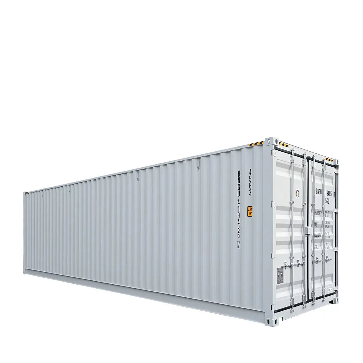 40-Foot High Cube Shipping Container with 2 Side Doors – One-Way Use Sea Can TMG-SC45S