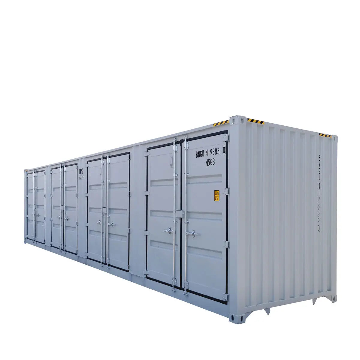 40-Foot High Cube Shipping Container with 4 Side Doors – One-Way Use Sea Can TMG-SC40S