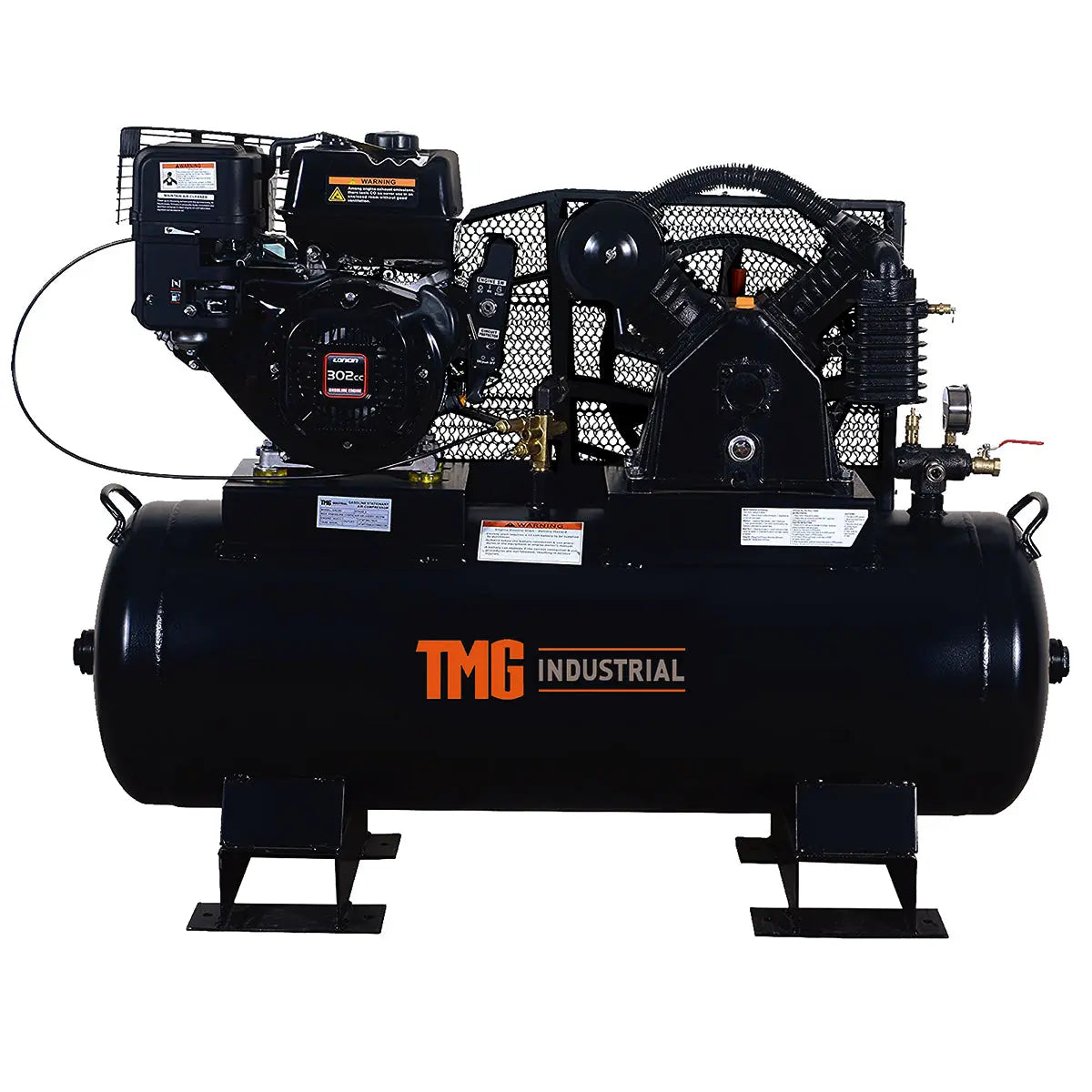 40 Gallon 2-Stage Truck Mounted Air Compressor, 9 HP OHV Loncin Engine, Horizontal Tank, 18.7 CFM @ 90 PSI, TMG-GAC40