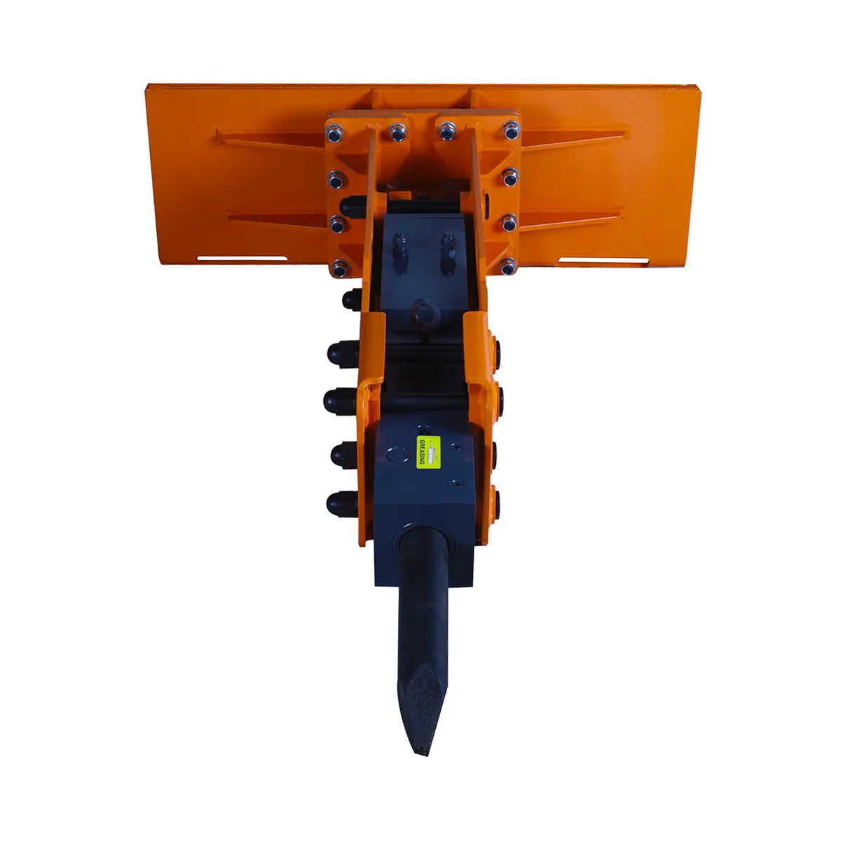 45-100 HP Skid Steer Hydraulic Breaker, 3" Moil Point Chisel, 1030 J Impact Energy, Universal Mount, TMG-HB90S