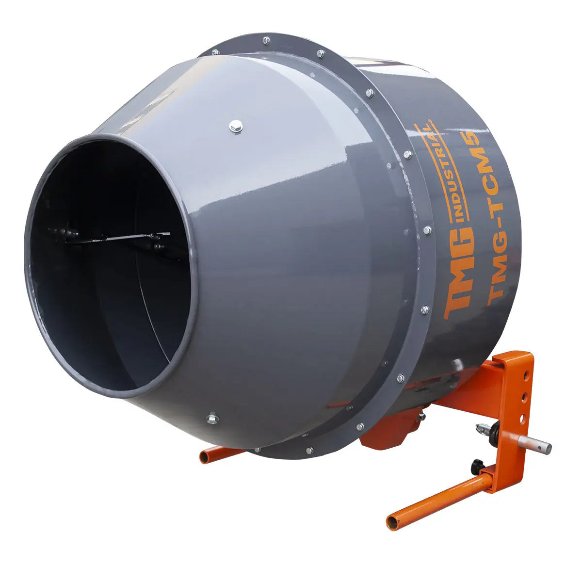 5 Cu-Ft 3-Point Hitch Cement Mixer, PTO Shaft Included, Category 1 & 2 Hookup TMG-TCM5