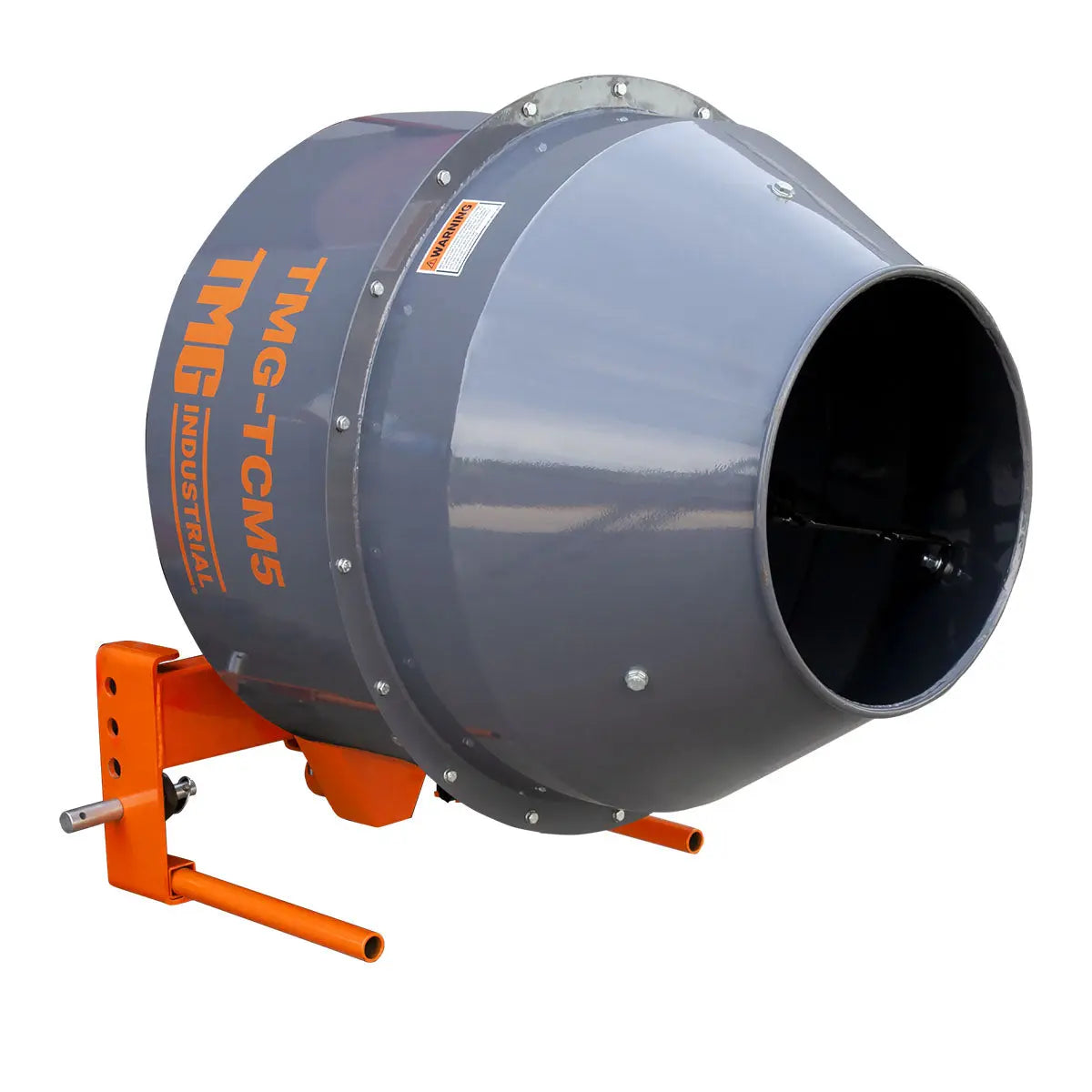 5 Cu-Ft 3-Point Hitch Cement Mixer, PTO Shaft Included, Category 1 & 2 Hookup TMG-TCM5