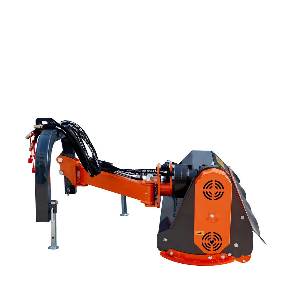 50" Ditch Bank Flail Mower, Offset Verge & Slope Cutter for Tractors 20-50 HP TMG-TFMO50