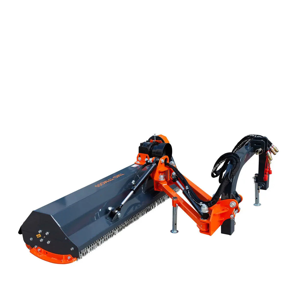 50" Ditch Bank Flail Mower, Offset Verge & Slope Cutter for Tractors 20-50 HP TMG-TFMO50