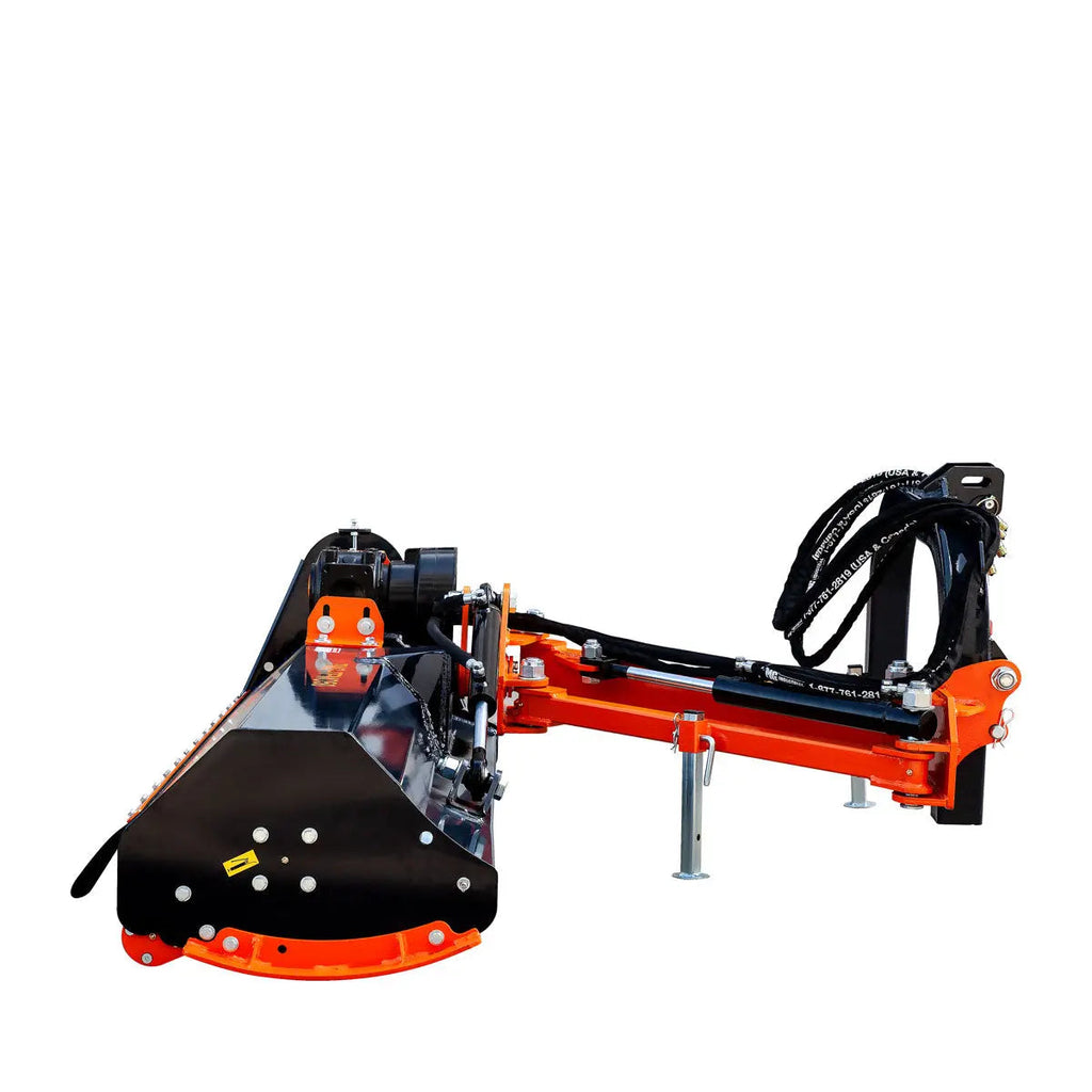 50" Ditch Bank Flail Mower, Offset Verge & Slope Cutter for Tractors 20-50 HP TMG-TFMO50