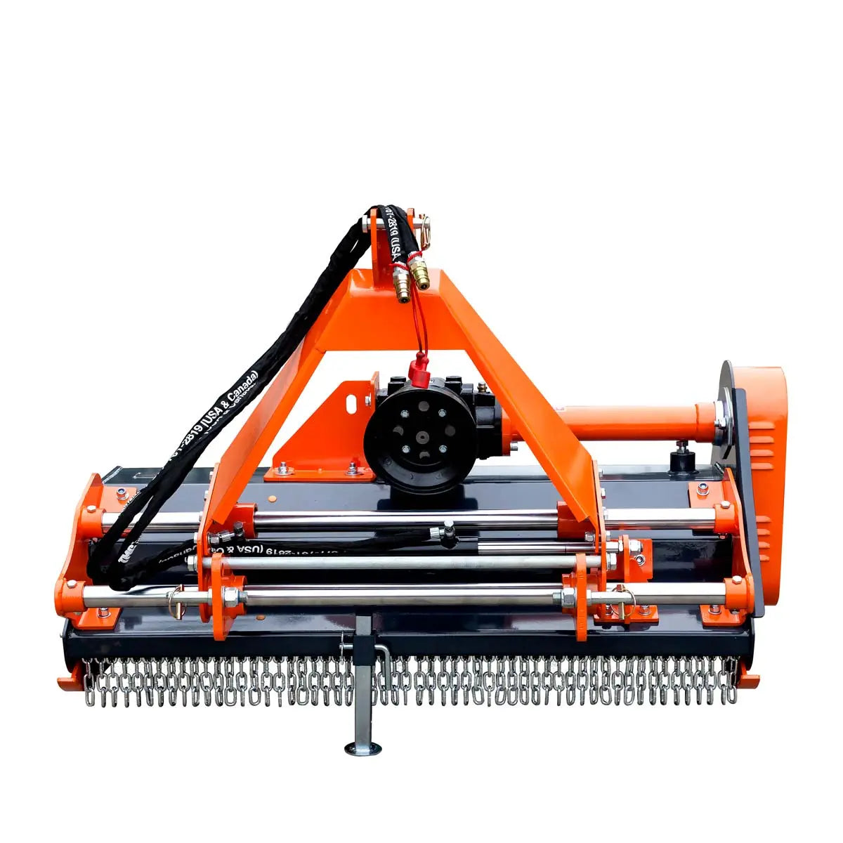 50" Side Shift Offset Flail Mower, 3-Point Hitch, 30-60 HP Tractor, PTO Drive Shaft, TMG-TFMS50