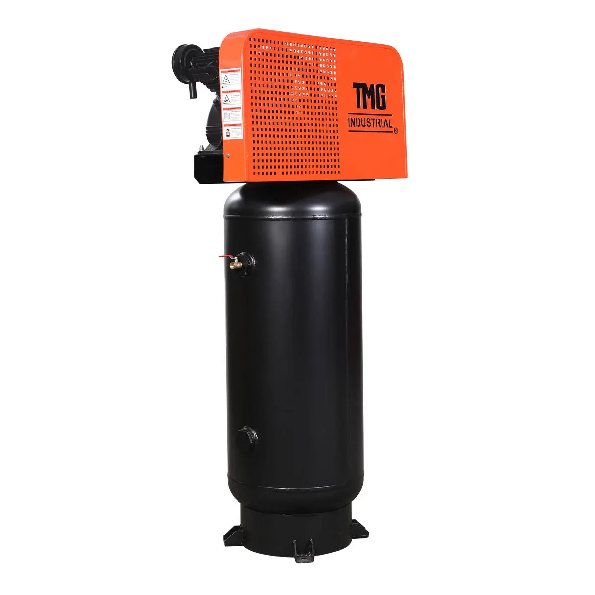 60 Gallon 5 HP Stationary Electric Air Compressor, 5 Min Fill Time, 230V Induction Motor, Vertical Tank, TMG-ACE65