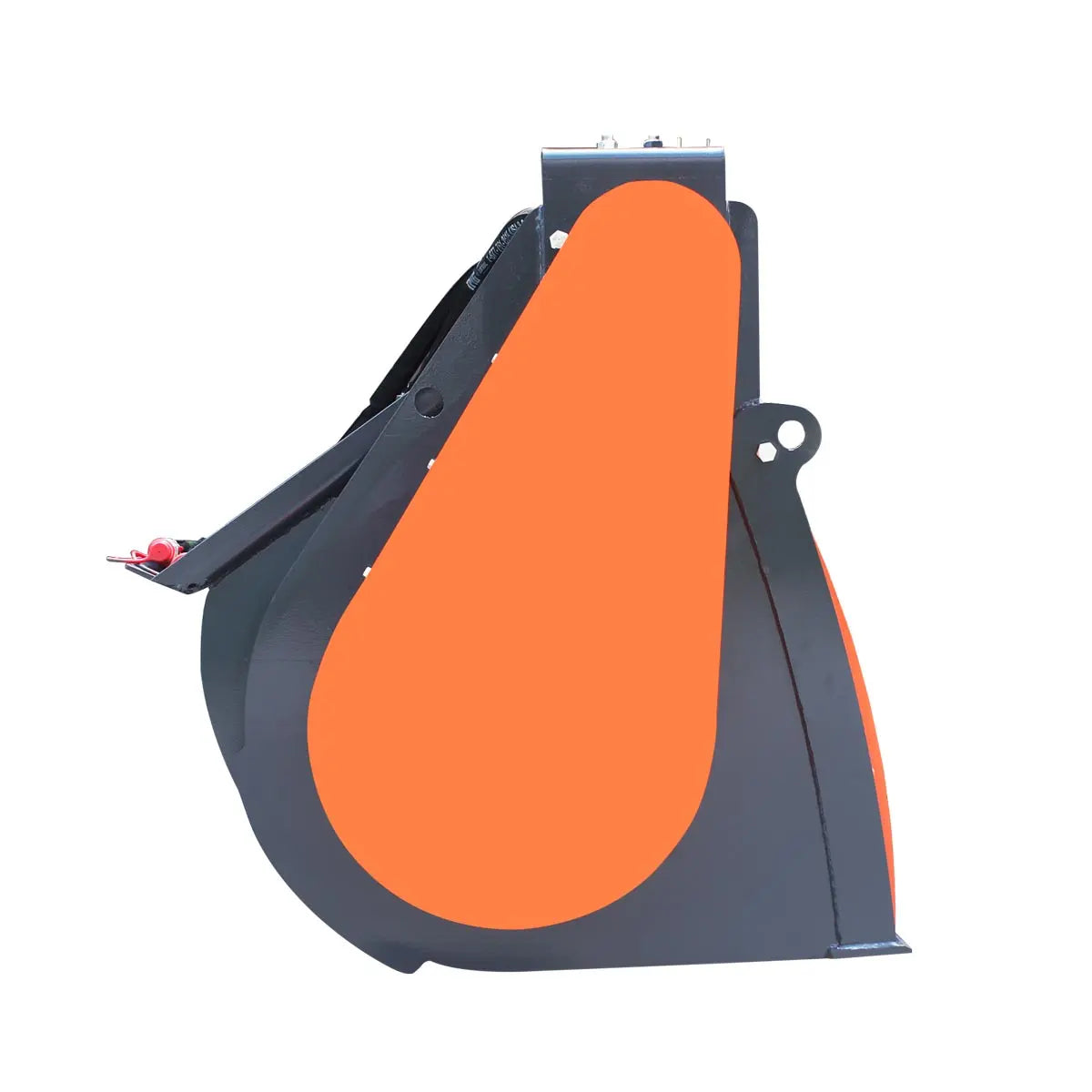 60" Skid Steer Concrete Mixer Attachment, Side Chute Dispenser & Bag Splitter, Universal Mount, 16 Cu-Ft Capacity, TMG-SCM61