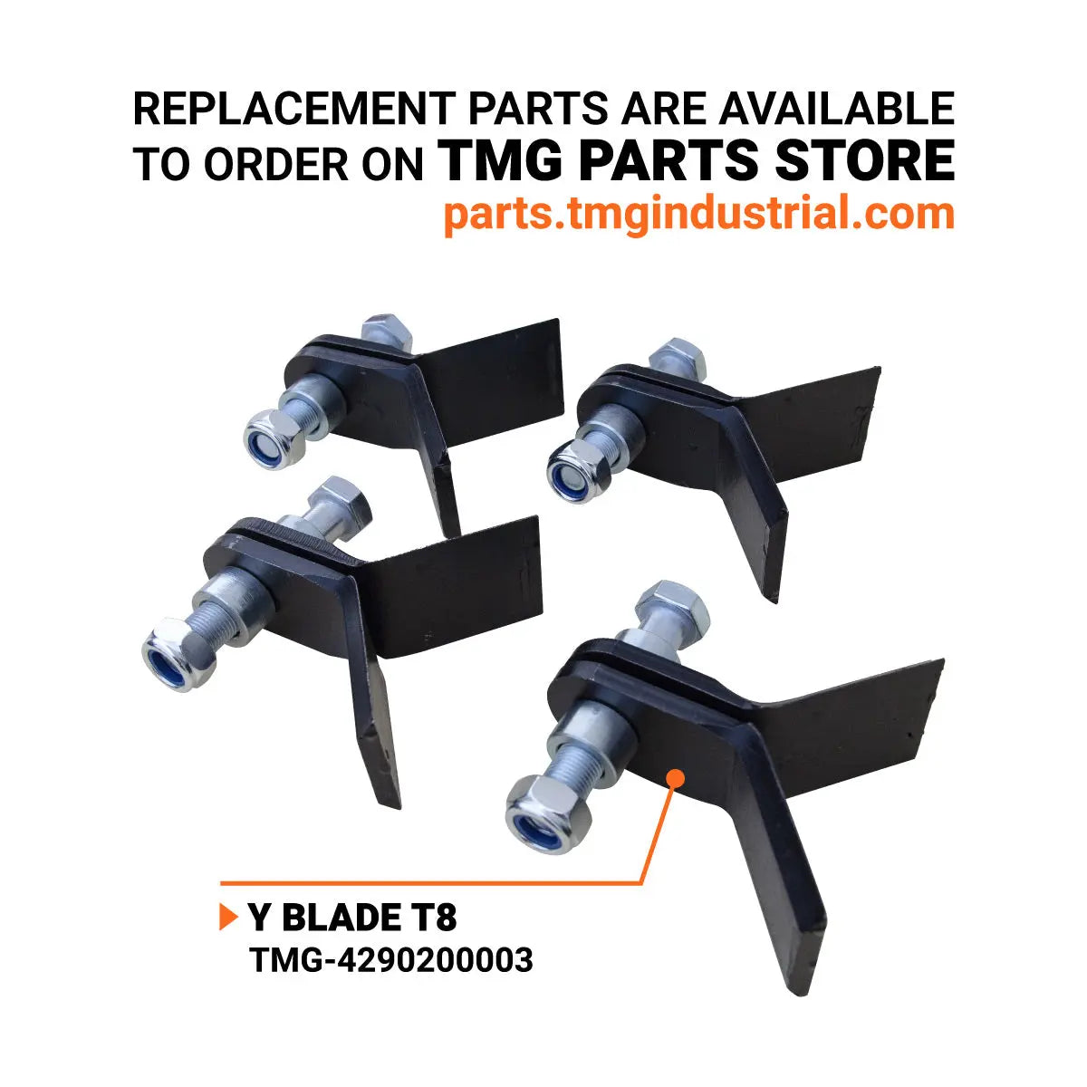 68" Flail Mower, 3-Point Hitch, 30-60 HP Tractor, PTO Drive Shaft, TMG-TFM68