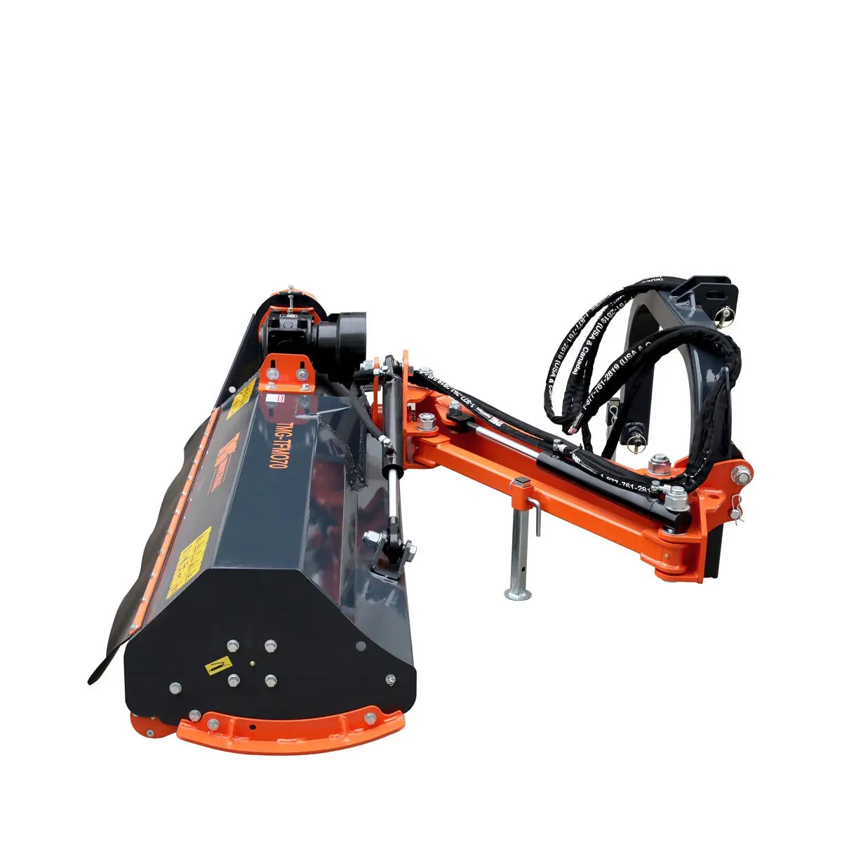 70" Ditch Bank Flail Mower, Offset Verge & Slope Cutter for Tractors 30-60 HP TMG-TFMO70