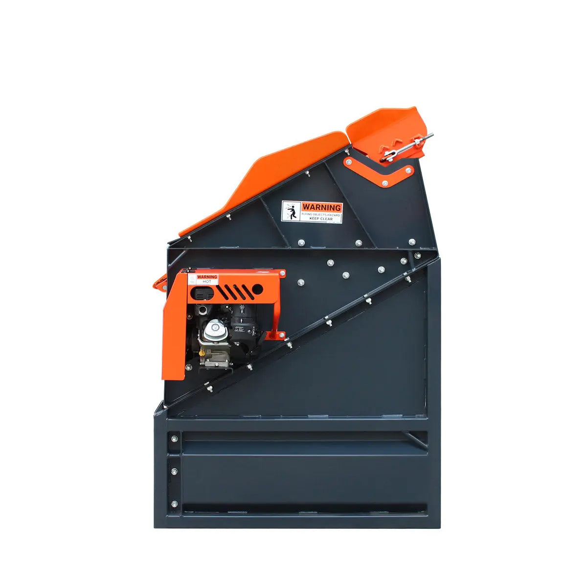 70" Vibratory Topsoil Rock Screen, 5.5 HP Kohler Engine, Cantilever Leaf-Springs, 30° Screen Deck, TMG-RSV70G