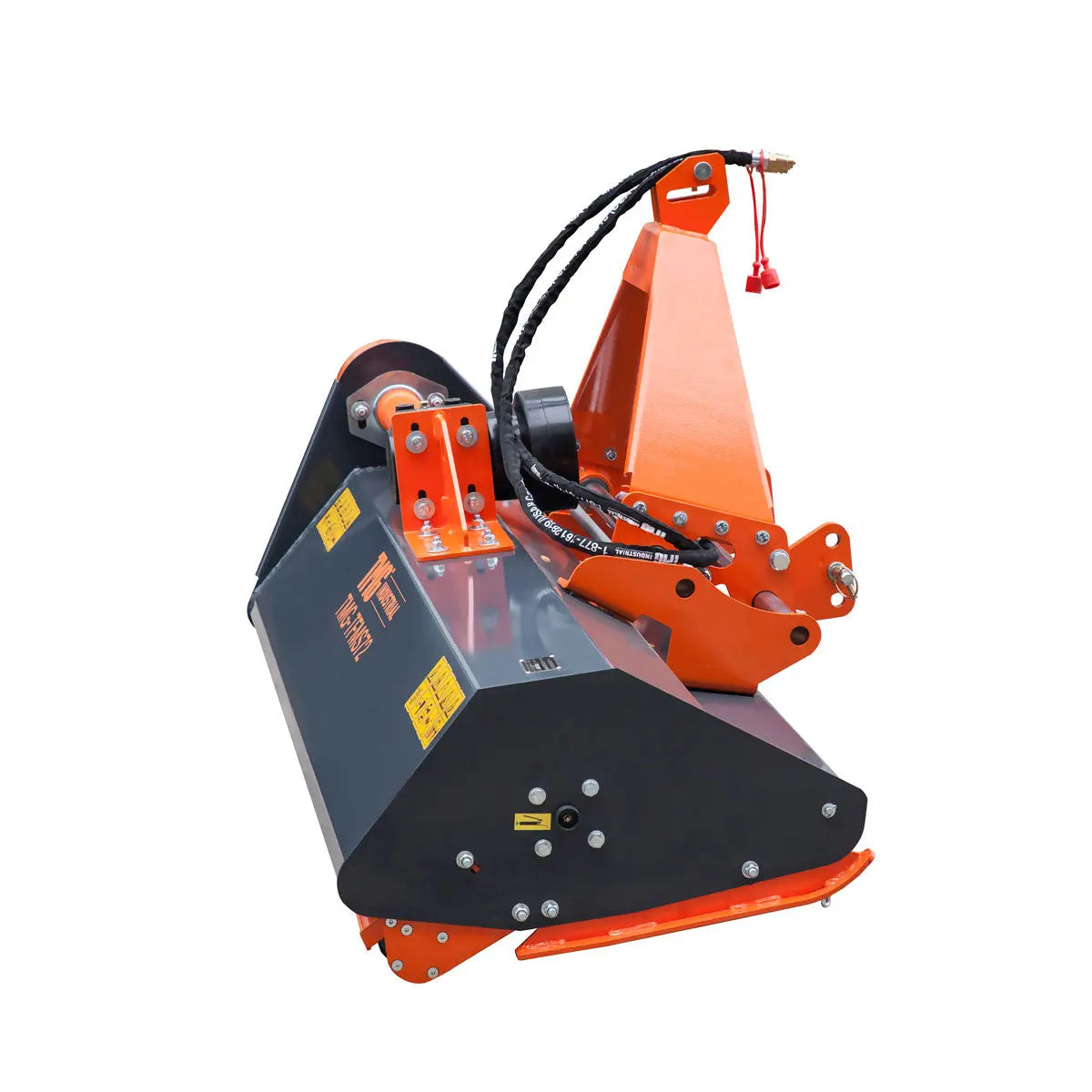 72" Side Shift Offset Flail Mower, 3-Point Hitch, 30-60 HP Tractor, PTO Drive Shaft, TMG-TFMS72