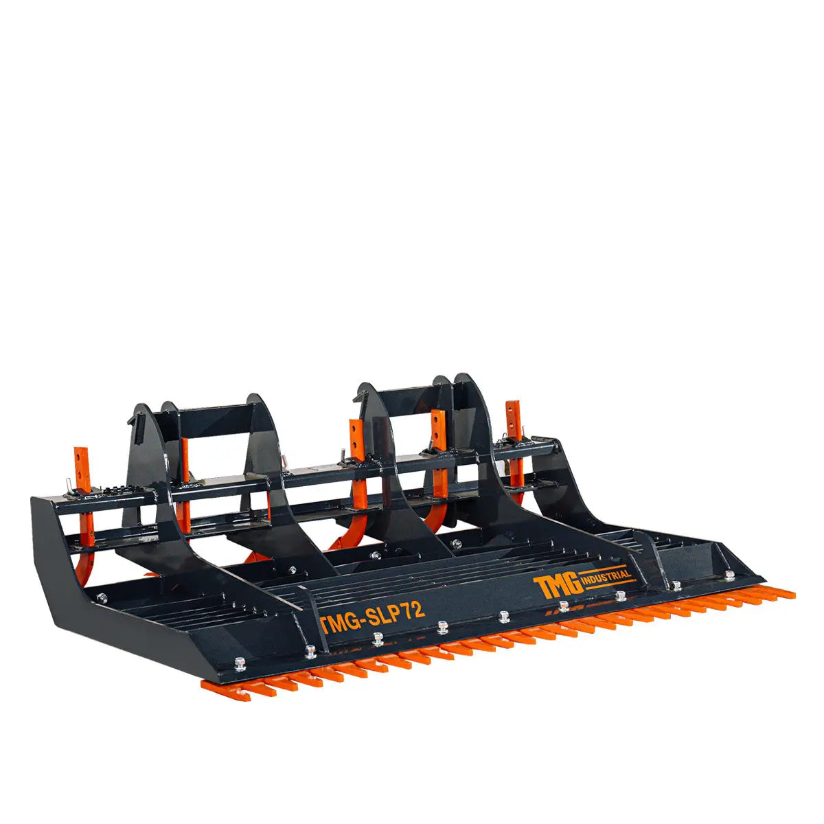 72" Skid Steer Land Plane, 6 Adjustable Ripper Teeth, Reversible Planer Comb, Grading, Spreading & Leveling, TMG-SLP72