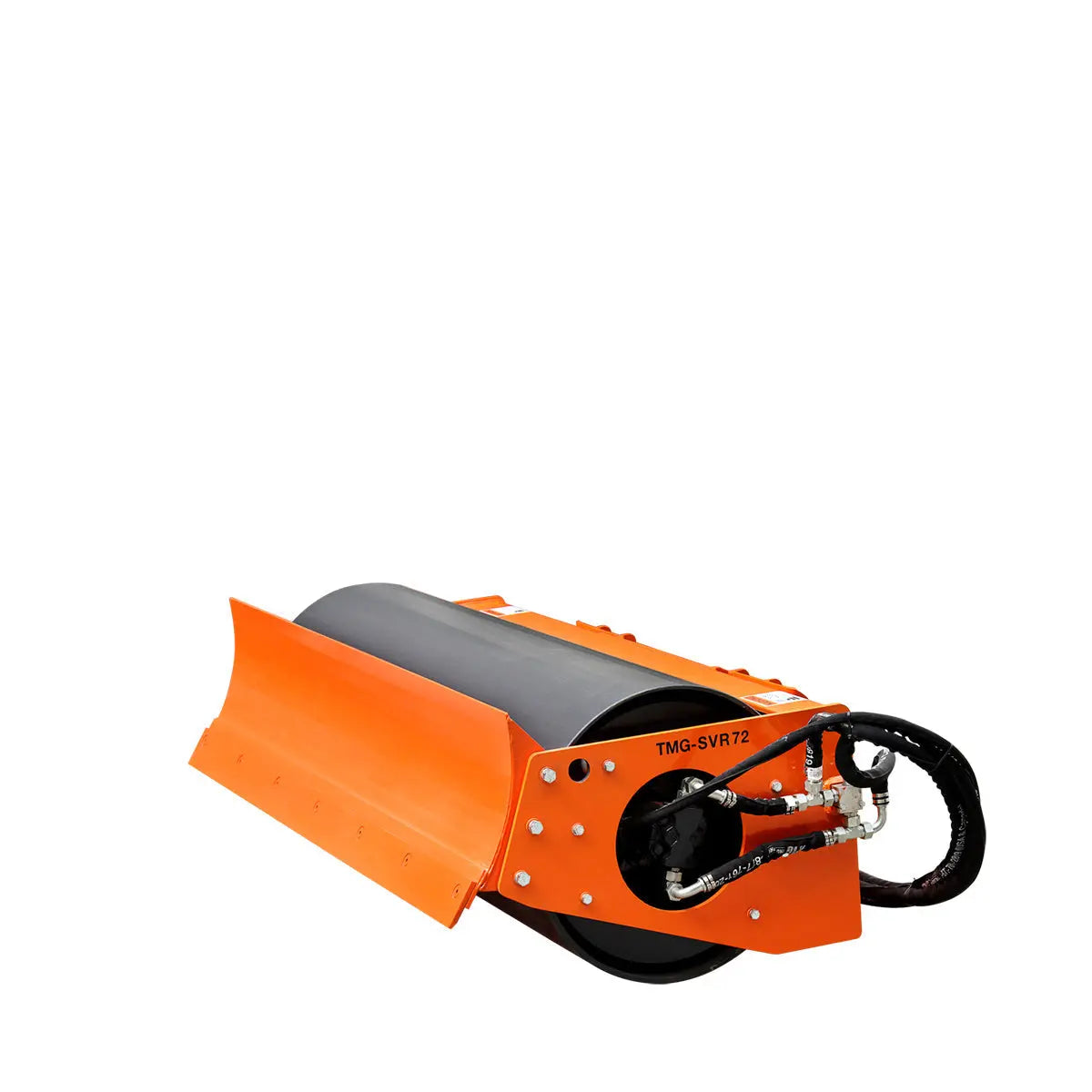 72" Skid Steer Vibratory Roller, 24" Smooth Drum, 16-18 GPM, 2320 PSI, Hydraulic Motor Protection, Built-In Motor Lubrication, TMG-SVR72