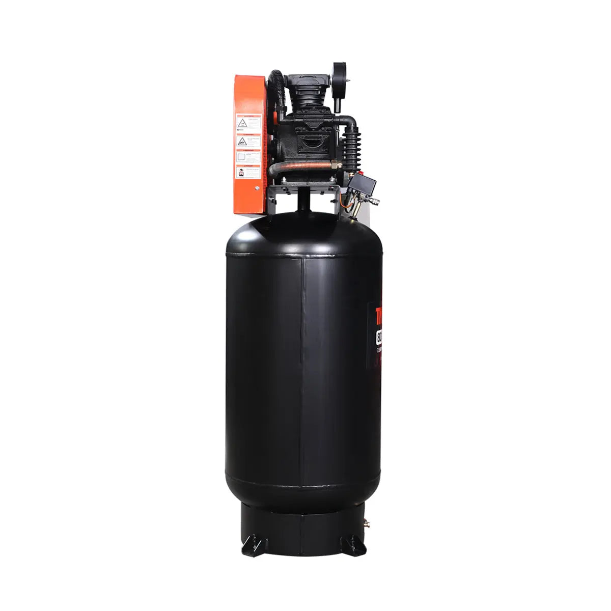 80 Gallon 7.5 HP Stationary Electric Air Compressor, 6 Min Fill Time, 230V Induction Motor, Vertical Tank, TMG-ACE85