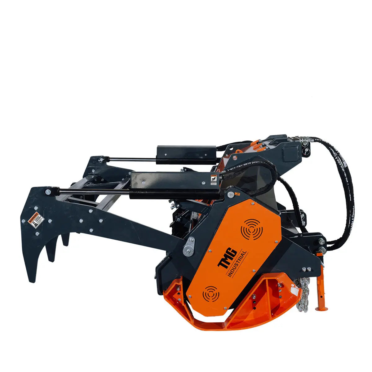 89" Forestry Brush Mulcher, Category 2 Hookup, Widia Cutting Teeth, 70-130 HP Tractors, 3-PTO Shaft Included, TMG-TMB90