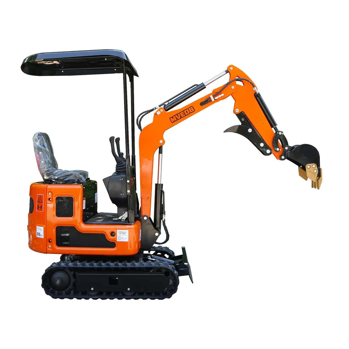 Compact Mini Excavator, 15 HP EPA Certification Engine, 61-½" Max. Digging Depth, 1900 Lb Operating Weight TMG-MVE08