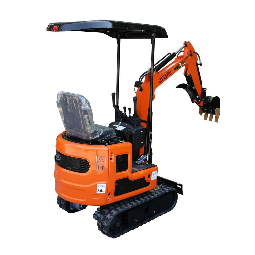 Compact Mini Excavator, 15 HP EPA Certification Engine, 61-½" Max. Digging Depth, 1900 Lb Operating Weight TMG-MVE08