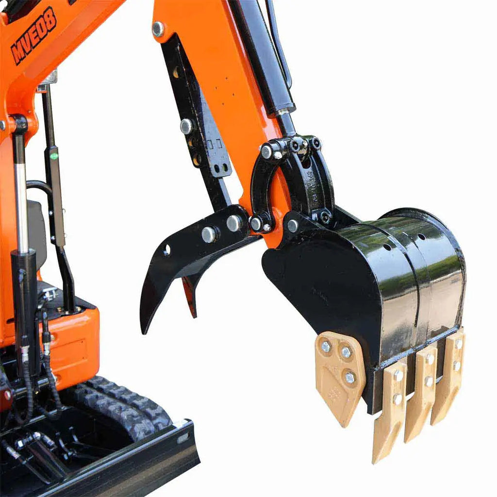 Compact Mini Excavator, 15 HP EPA Certification Engine, 61-½" Max. Digging Depth, 1900 Lb Operating Weight TMG-MVE08