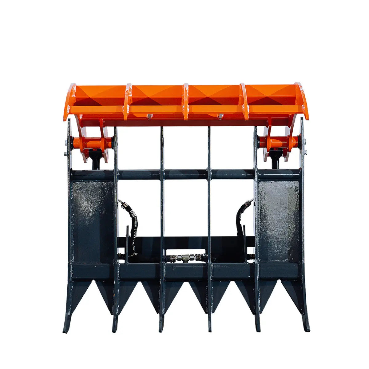 Mini Skid Steer Root Rake Grapple, 35" Working Width, 2200-lb Capacity, Toro Style Mount Plate, TMG-SRG35