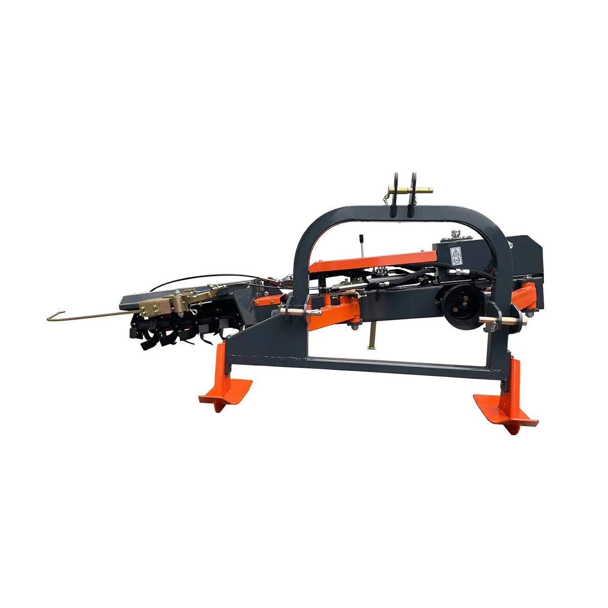 Obstacle Offset Rotary Side Tiller, 28" Working Width, 40-60 HP Tractors, Remote Control Directional Valve, 33 Durable Knives, TMG-RTO70