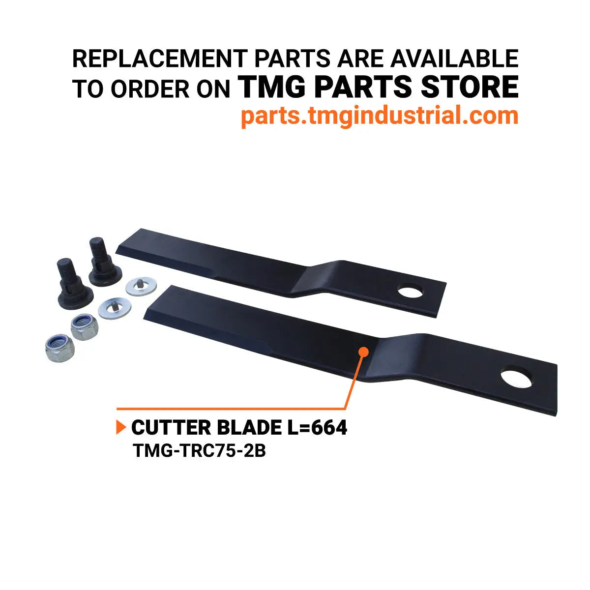 Pro Series 68" Rotary Cutter, 3-Point Hitch, 25-90 HP Tractors, 540 RPM, Slip Clutch PTO Shaft Included, TMG-TRC75