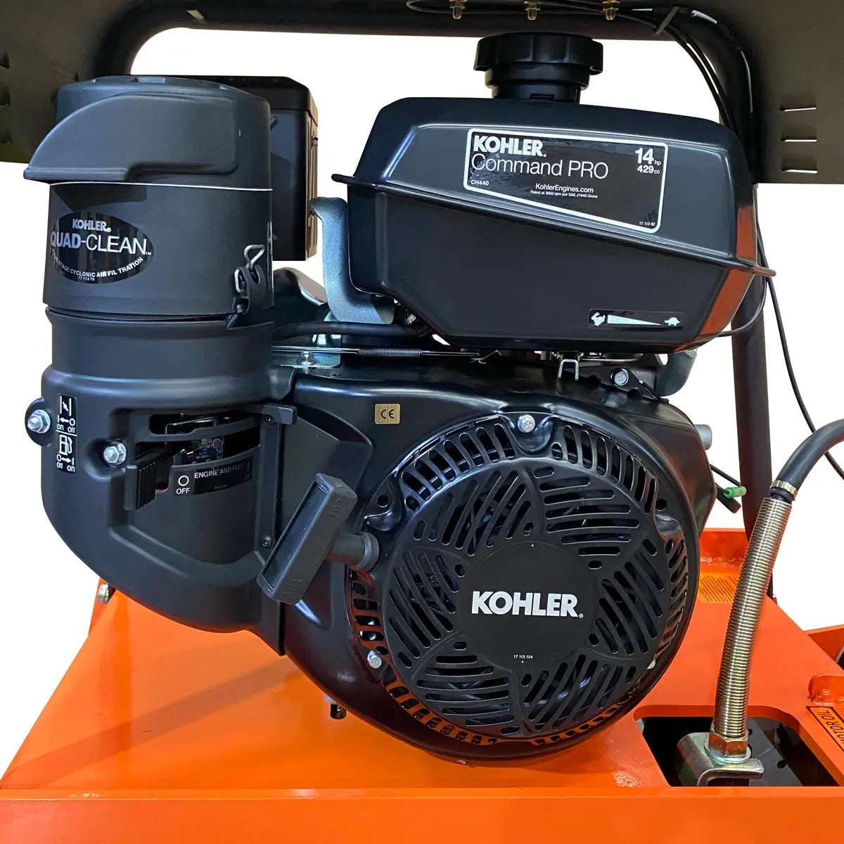 Reversible Plate Compactor, 8500-lb Compact Capacity, 14 HP CH440 Kohler Command Pro Series Engine, 34" Compaction Depth, TMG-PC330K