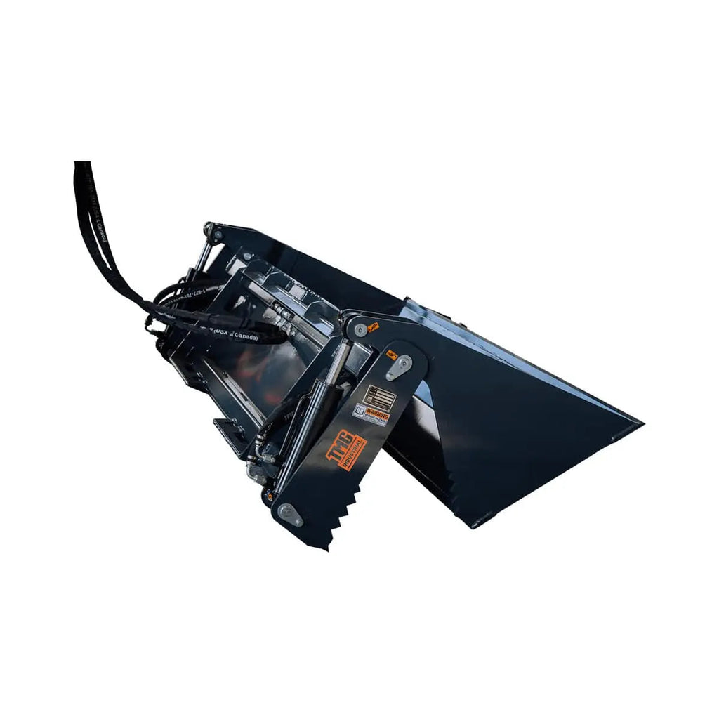 Skid Steer 4-in-1 Bucket, 30" Maximum Opening, 1545 Lb Load Capacity, TMG-SBF72