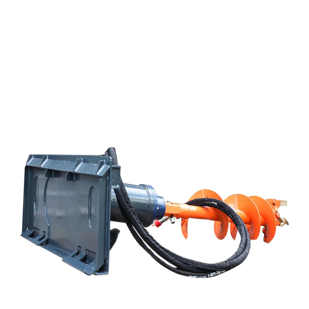 Skid Steer Post Hole Auger Drive Attachment, 12" Diameter Auger, 48" Drilling Depth, Standard Flow, TMG-SAG12(Discontinued – No Longer Available)