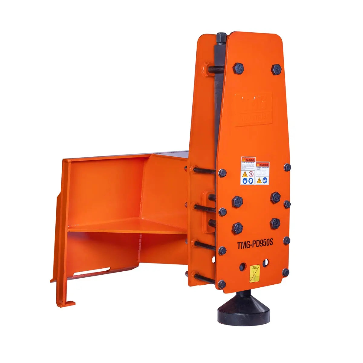 Skid Steer Post Pounder, 10" Post Diameter, 1030 J Energy Class, 400-800 BPM Pounding Rate, TMG-PD950S