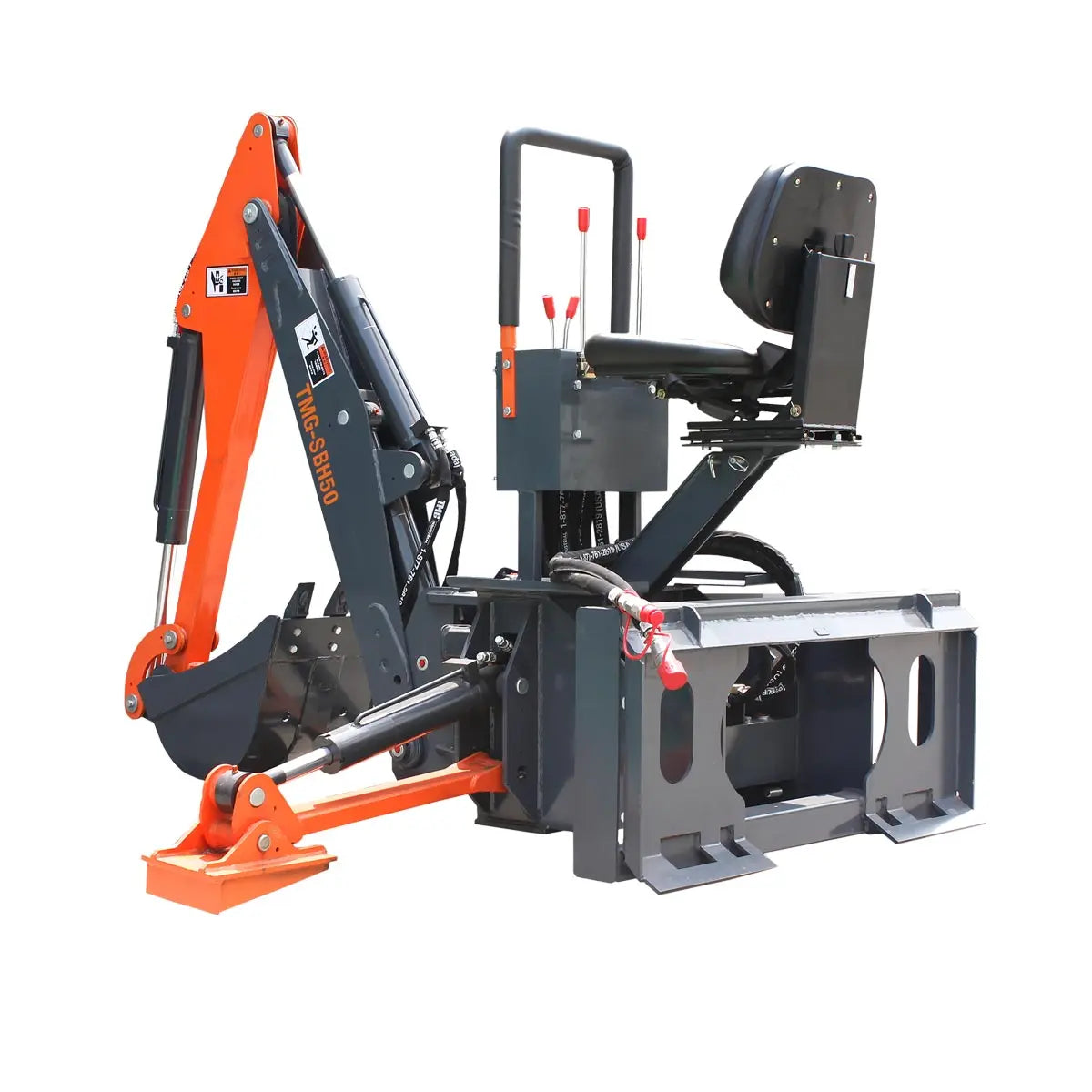 Skid Steer Swivel Backhoe Attachment (Discontinued – No Longer Available) TMG-SBH50
