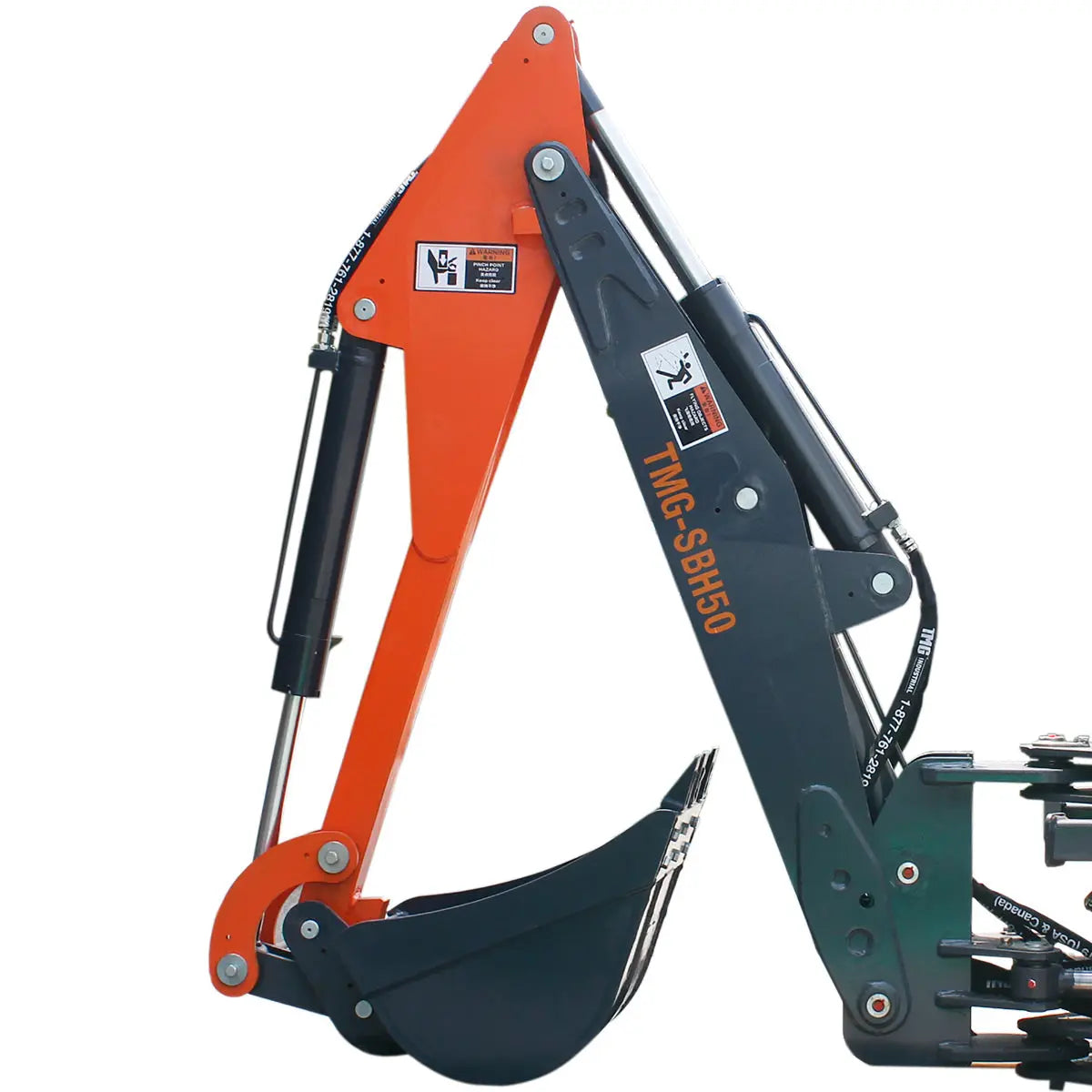 Skid Steer Swivel Backhoe Attachment (Discontinued – No Longer Available) TMG-SBH50