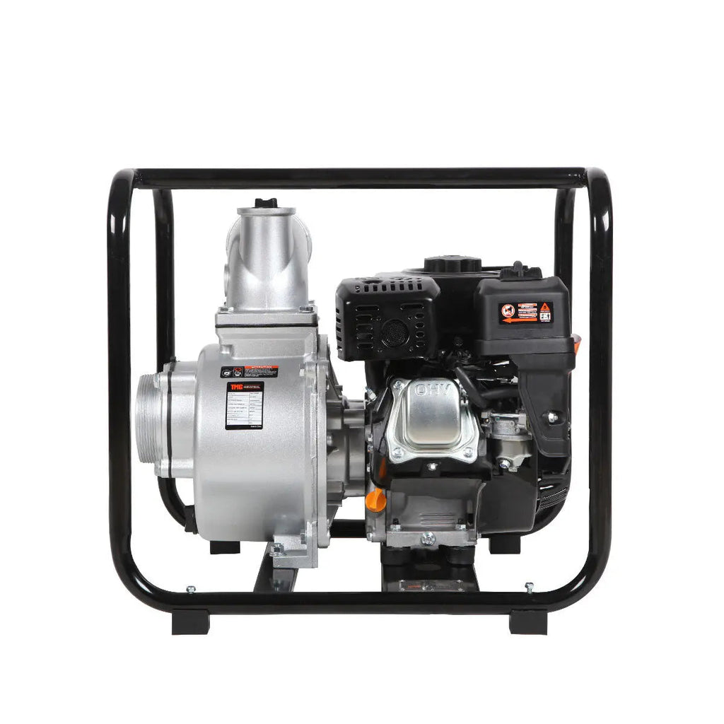 TMG-100TWP 352 GPM 4" Semi-Trash Water Pump with 7.5 HP Gas Engine