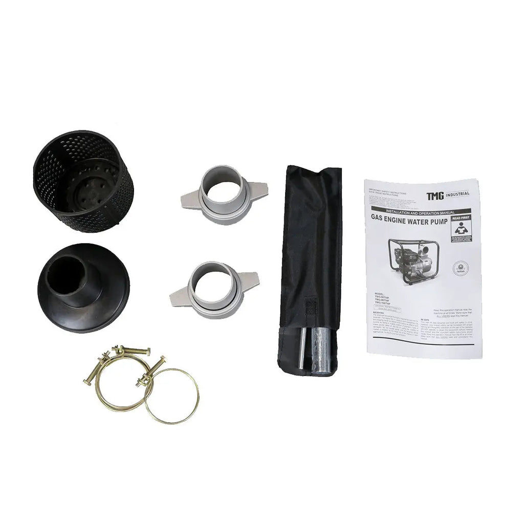 TMG-50TWP 132 GPM 2" Semi-Trash Water Pump with 6.5 HP Gas Engine