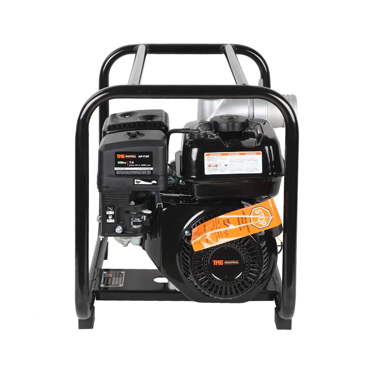 TMG-80TWP 220 GPM 3" Semi-Trash Water Pump with 6.5 HP Gas Engine