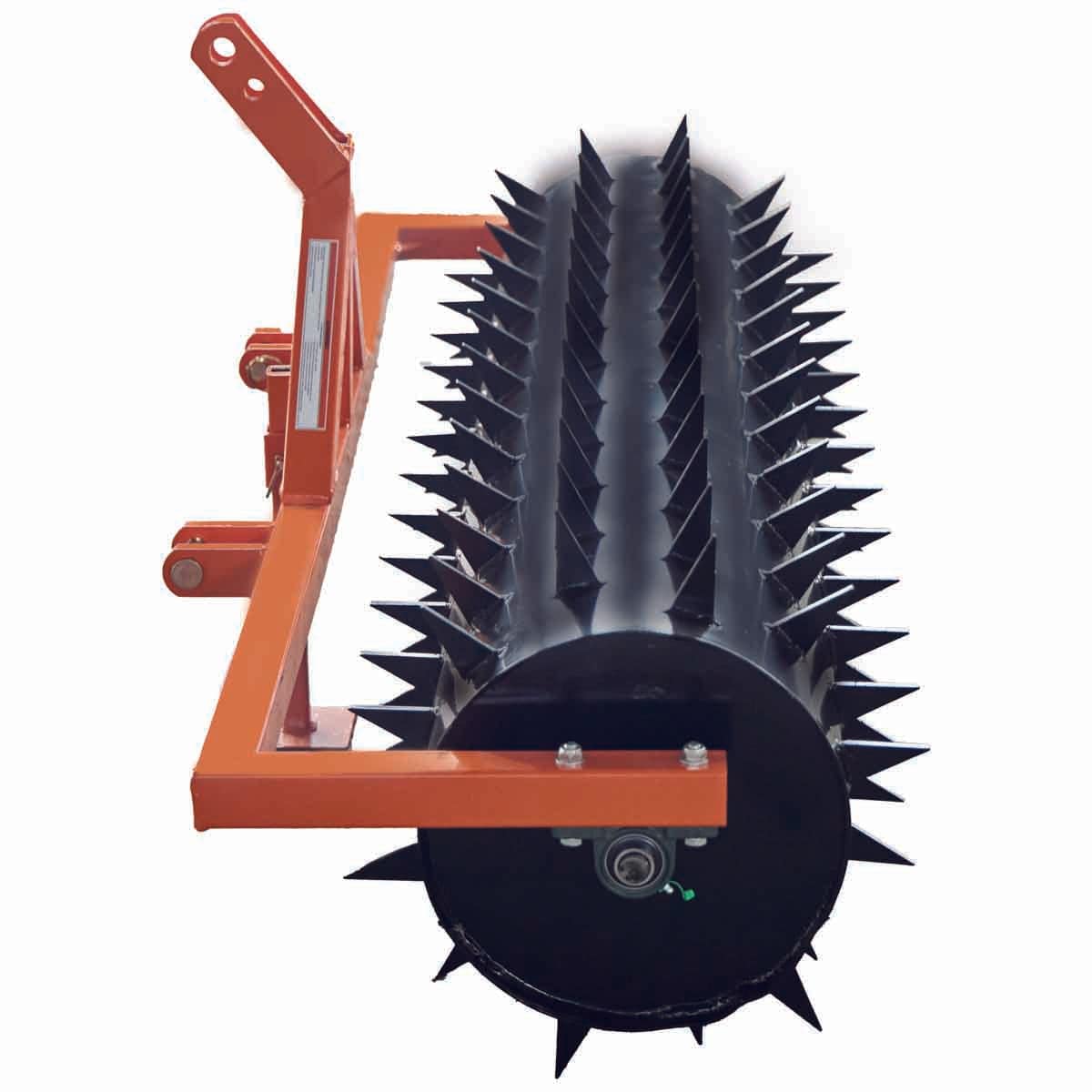 72" 3-Point Drum Spike Aerator, CAT 1 & 2 Hook-Up, 20-50 HP Tractor, TMG-TSA06